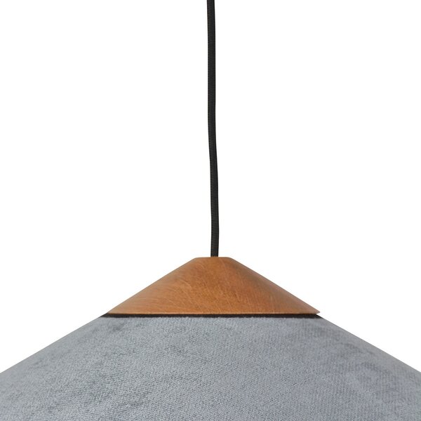 Függőlámpa Forestier, Cymbal S, dimmable, Kék, Nappali, Szövet / Textília, Dizájn