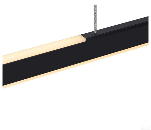 Függőlámpa SLV, One Linear, dimmable, Fekete, Konyha, Fém, Modern