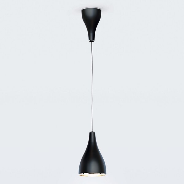Függőlámpa Serien Lighting, One Eighty Suspension Adjustab, dimmable, Fekete, Nappali, Fém, Dizájn