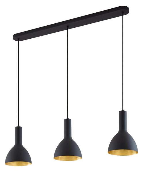 Függőlámpa Arcchio, Cosmina, dimmable, Fekete, Konyha, Fém, Modern