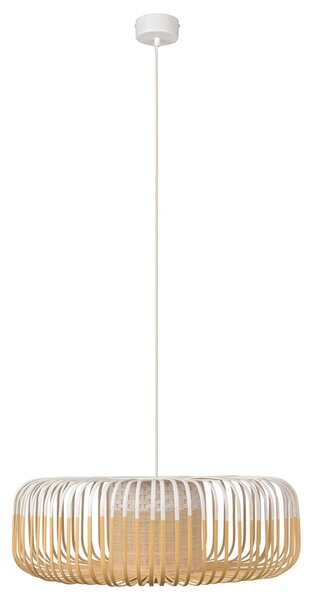 Függőlámpa Forestier, Bamboo Light XL, dimmable, Fehér, Nappali, Bambusz, Dizájn