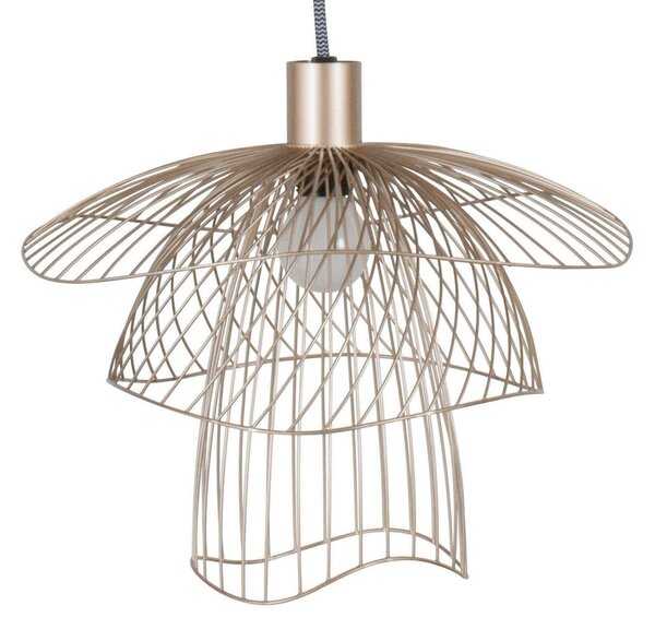 Függőlámpa Forestier, Papillon XS, dimmable, Bézs, Nappali, Fém, Dizájn