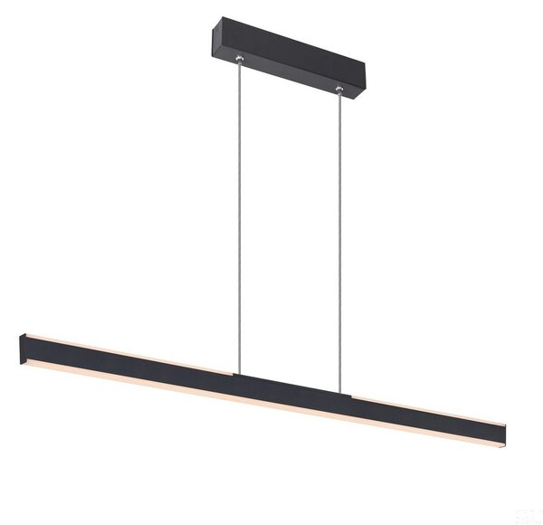 Függőlámpa SLV, One Linear, dimmable, Fekete, Konyha, Fém, Modern