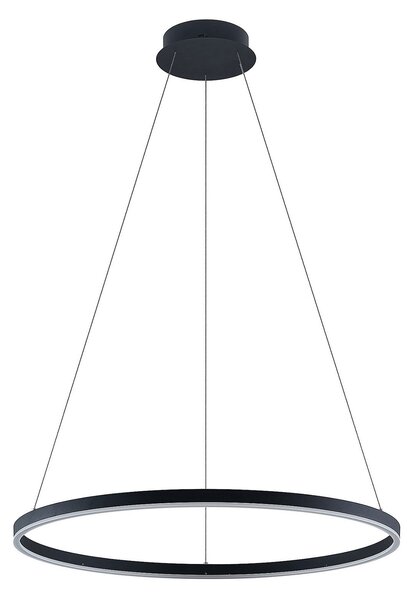 Függőlámpa Arcchio, Albiona, dimmable, Fekete, Konyha, Fém, Modern