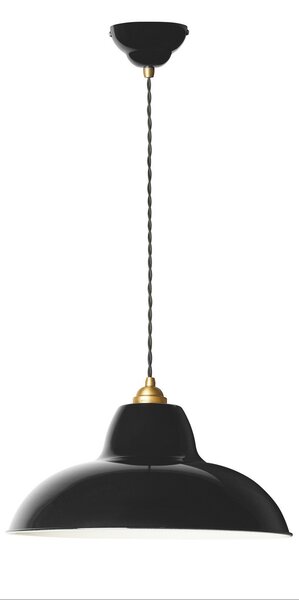 Függőlámpa Anglepoise, Original 1227 Brass Midi Wide, dimmable, Fekete, Nappali, Fém, Dizájn