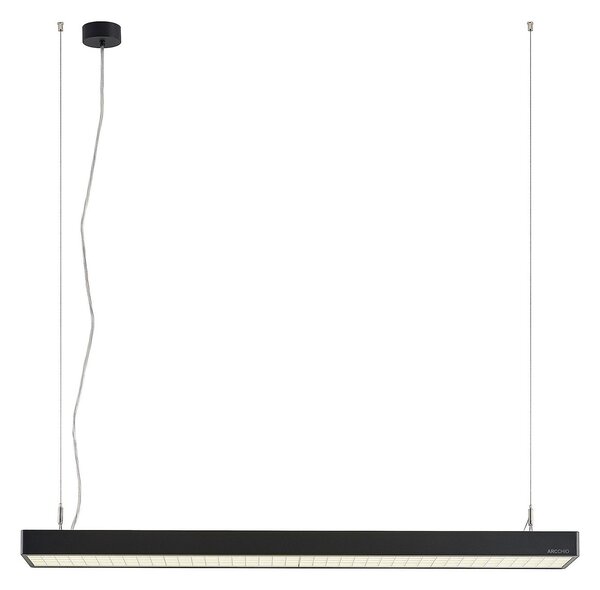 Függőlámpa Arcchio, Susi, dimmable, Fekete, Dolgozószoba / iroda, Alumínium, Modern