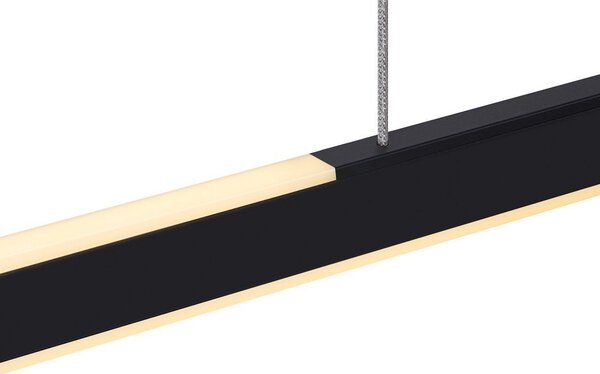Függőlámpa SLV, One Linear, dimmable, Fekete, Konyha, Fém, Modern