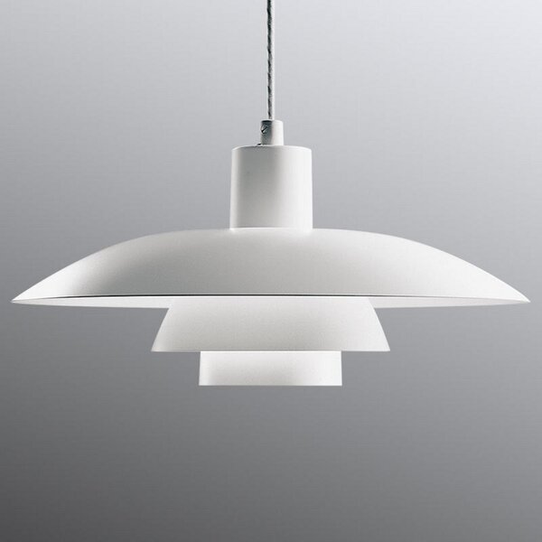 Függőlámpa Louis Poulsen, PH 4/3, dimmable, Fehér, Nappali, Fém, Dizájn