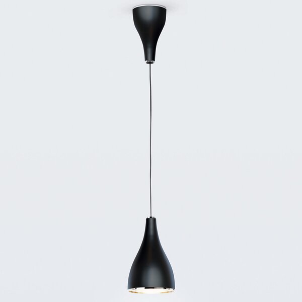 Függőlámpa Serien Lighting, One Eighty Suspension Adjustab, dimmable, Fekete, Nappali, Fém, Dizájn