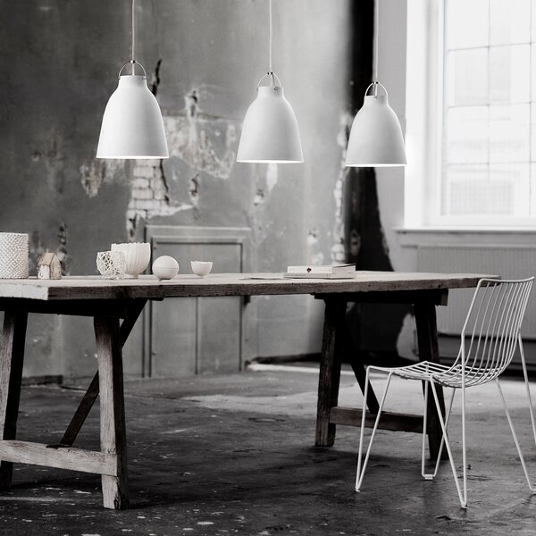 Függőlámpa FRITZ HANSEN, Caravaggio P2, dimmable, Fehér, Nappali, Fém, Dizájn