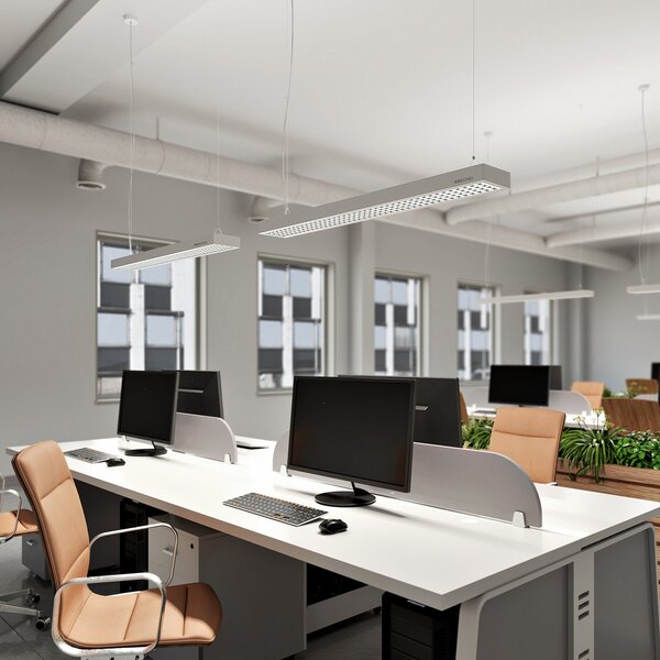 Függőlámpa Arcchio, Susi, dimmable, Fémes, Dolgozószoba / iroda, Alumínium, Modern