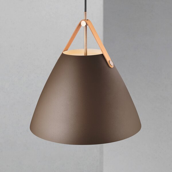 Függőlámpa DFTP by Nordlux, Strap, dimmable, Barna / Rozsdabarna, Nappali, Fém, Skandináv