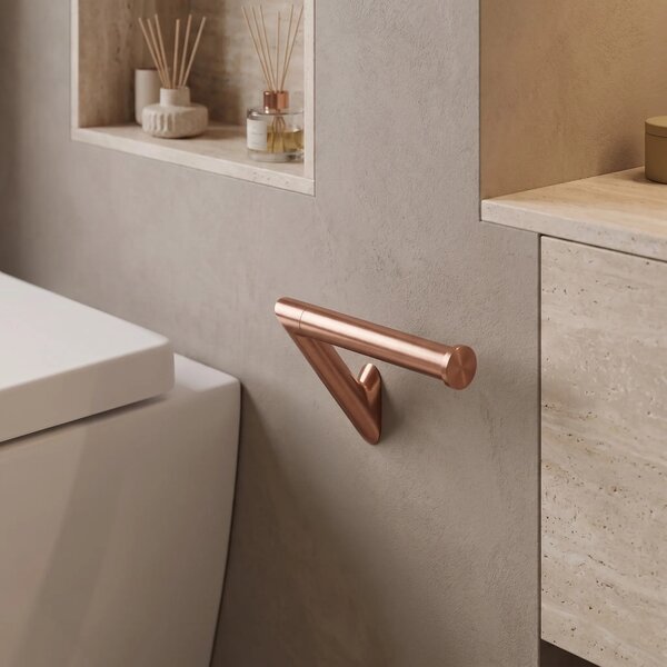 Falra szerelhető wc papír tartó Will Brush Copper