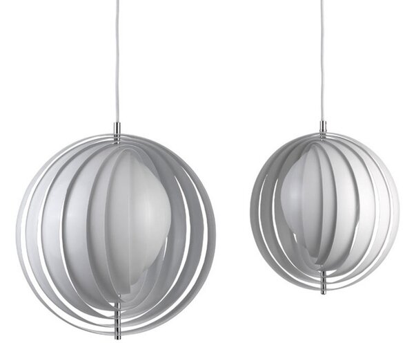 Függőlámpa Verpan, Moon, dimmable, Fehér, Nappali, Fém, Dizájn