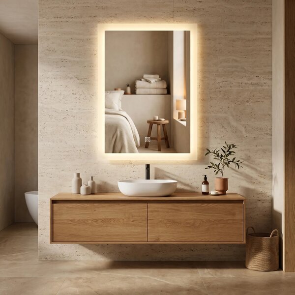 LED Tükör 60x80cm SAB-3426