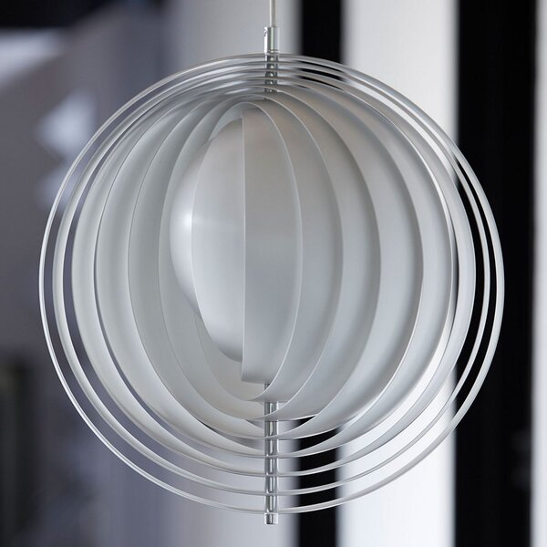 Függőlámpa Verpan, Moon, dimmable, Fehér, Nappali, Fém, Dizájn