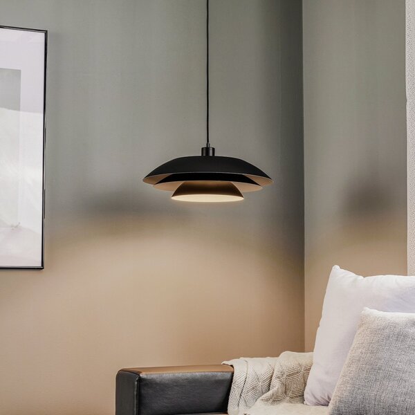 Függőlámpa Dyberg Larsen, DL45, dimmable, Fekete, Nappali, Fém, Skandináv