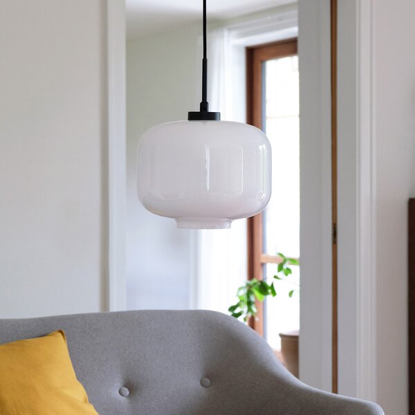 Függőlámpa Dyberg Larsen, Arp, dimmable, Fehér, Nappali, Üveg, Dizájn