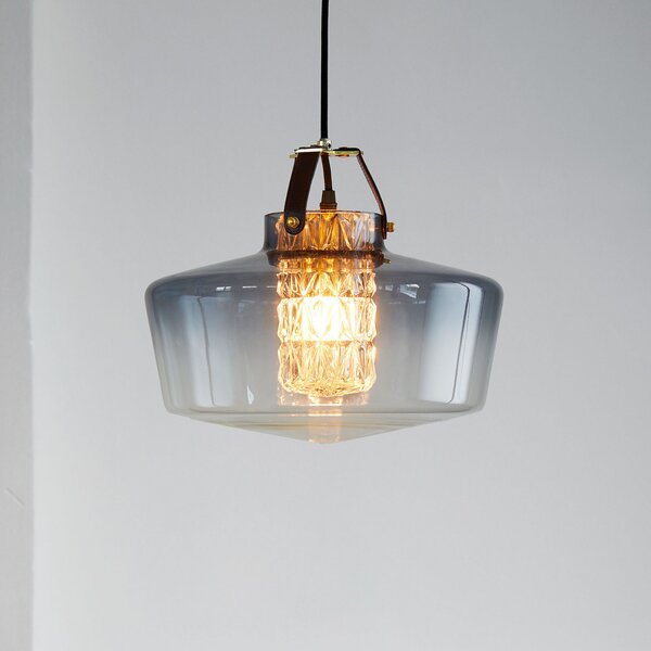 Függőlámpa DESIGN BY US, Addicted To Us, dimmable, Szürke, Nappali, Üveg, Dizájn