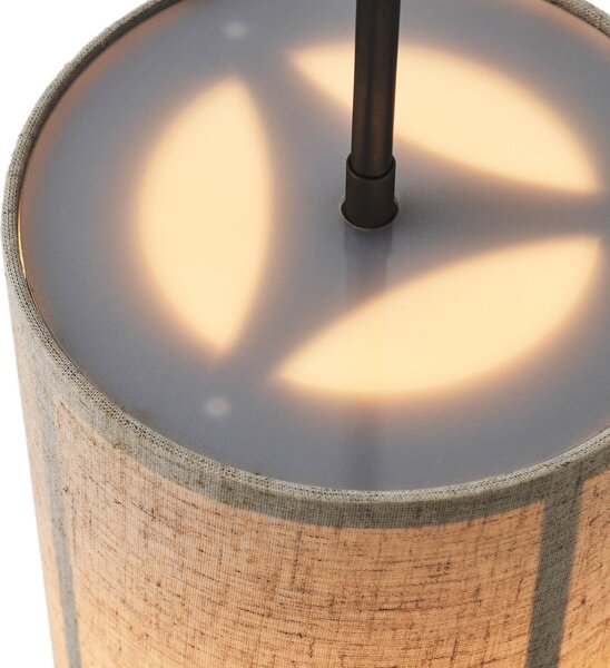Függőlámpa Audo Copenhagen, Hashira, dimmable, Bézs, Nappali, Szövet / Textília, Dizájn