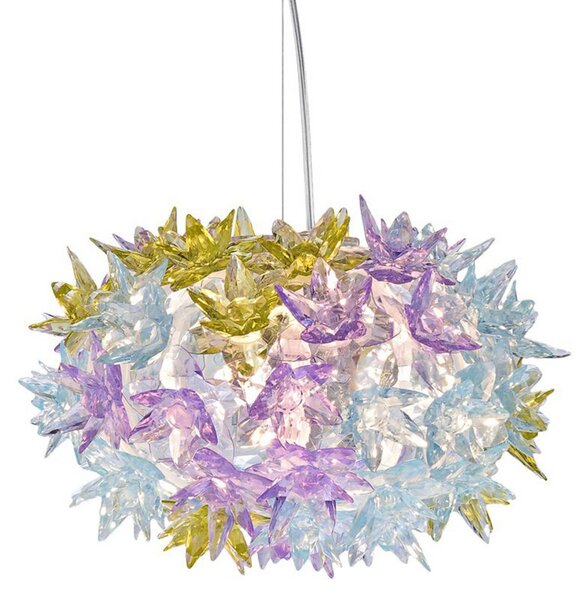 Függőlámpa Kartell, Bloom S2, Lila, Nappali, Műanyag, Dizájn