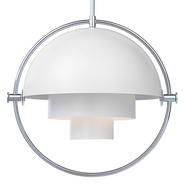 Függőlámpa GUBI, Multi-Lite, dimmable, Fehér, Nappali, Fém, Dizájn