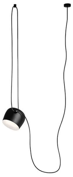 Függőlámpa FLOS, AIM, dimmable, Fekete, Nappali, Fém, Dizájn