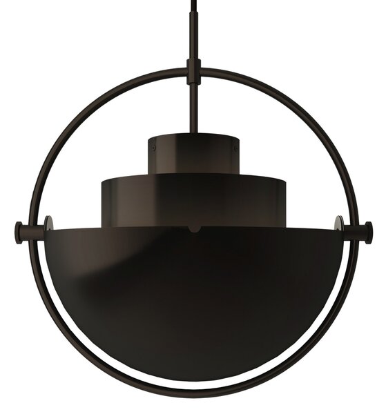 Függőlámpa GUBI, Multi-Lite, dimmable, Fekete, Nappali, Fém, Dizájn