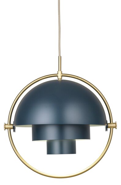 Függőlámpa GUBI, Multi-Lite, dimmable, Kék, Nappali, Fém, Dizájn