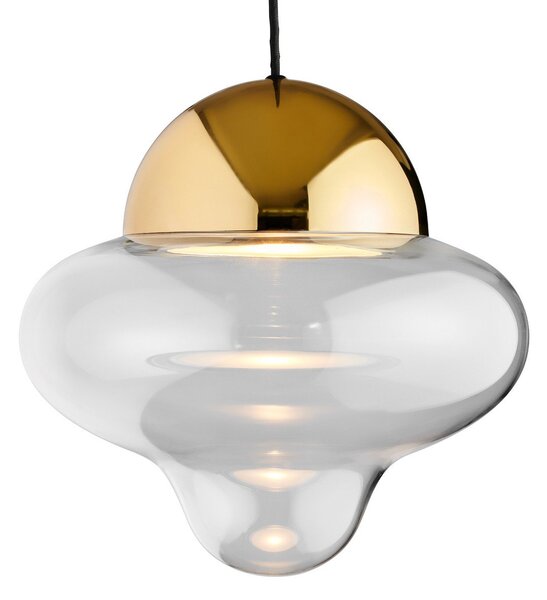 Függőlámpa DESIGN BY US, Nutty XL, dimmable, Átlátszó, Nappali, Üveg, Dizájn