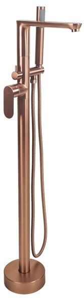 Szabadon álló padló csaptelep Rea Logan Brush Copper