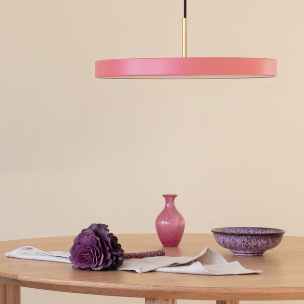 Függőlámpa UMAGE, Asteria Medium, dimmable, Rózsaszín / Rosé, Nappali, Fém, Dizájn