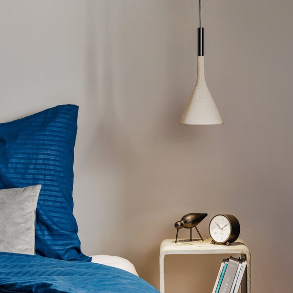 Függőlámpa Foscarini, Aplomb, dimmable, Szürke, Konyha, Beton, Dizájn