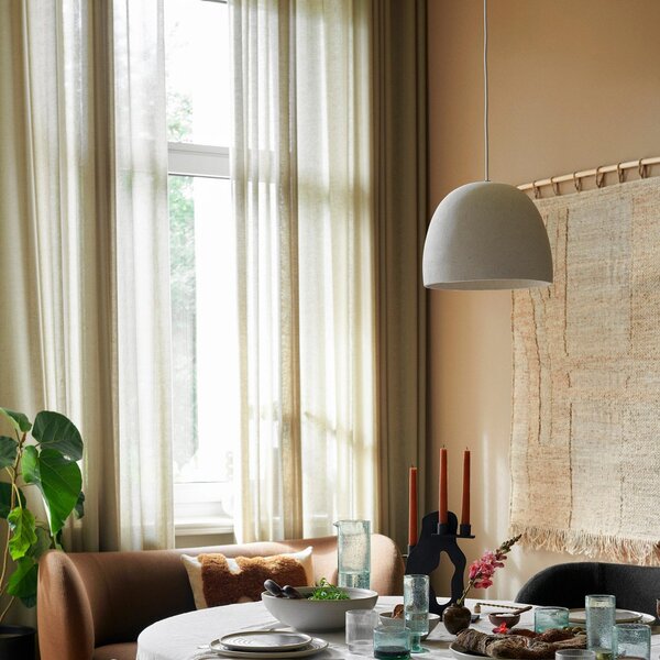 Függőlámpa ferm LIVING, Speckle, dimmable, Fehér, Nappali, Kerámia, Dizájn