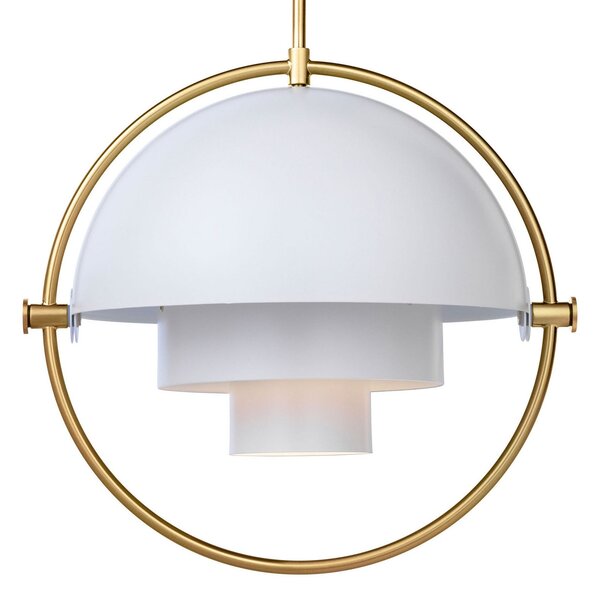 Függőlámpa GUBI, Multi-Lite, dimmable, Fehér, Nappali, Fém, Dizájn