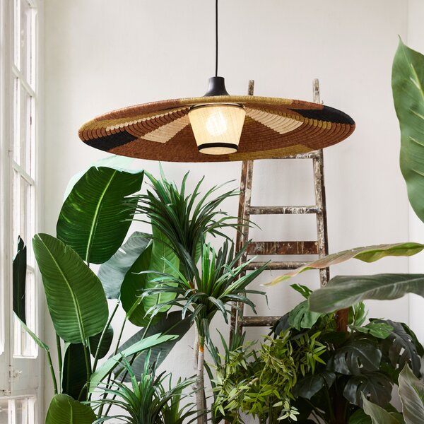 Függőlámpa Forestier, Parrot L, dimmable, Barna / Rozsdabarna, Nappali, Dizájn