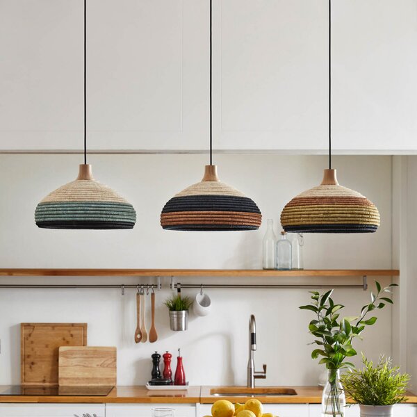 Függőlámpa Forestier, Grass S, dimmable, Zöld, Nappali, Dizájn