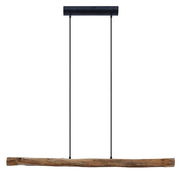 Függőlámpa Lindby, Nekala, dimmable, Fa, Nappali, Fa, Skandináv