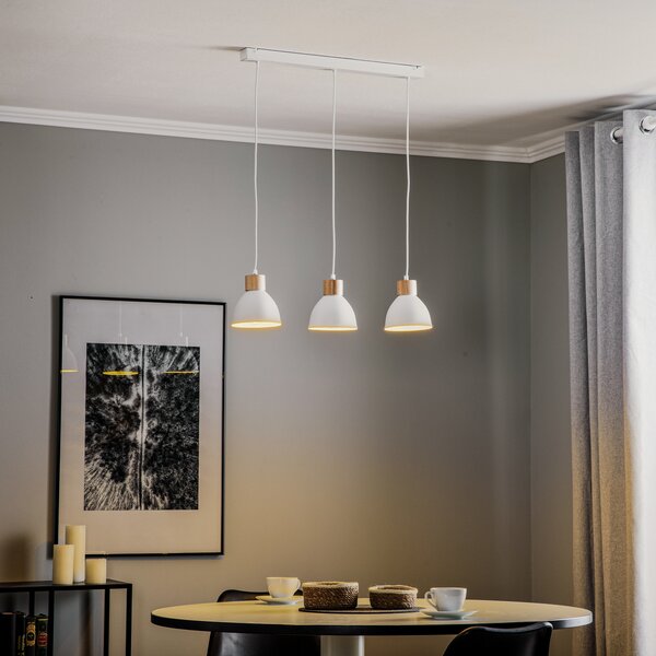 Függőlámpa Envostar, Tira, dimmable, Fehér, Nappali, Fém, Skandináv