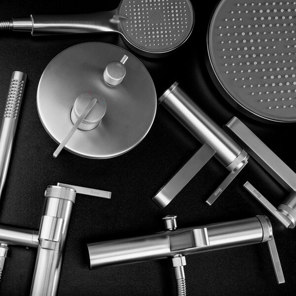 Szabadon álló padló csaptelep Rea Grace Brush Nickel