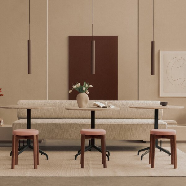 Függőlámpa Audo Copenhagen, Tubulaire, dimmable, Bronz / Öreg Sárgaréz, Nappali, Alumínium, Dizájn