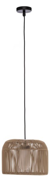 Függőlámpa Lucande, Solvindor, dimmable, Zöld, Műanyag, Skandináv