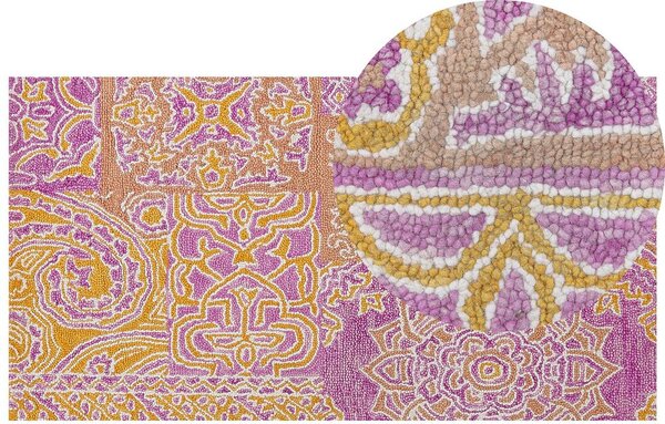 Színes Gyapjúszőnyeg 80 x 150 cm AVANOS