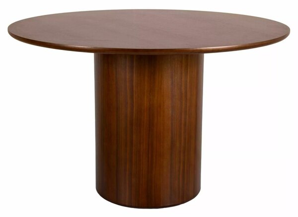 Rondo kerek étkezőasztal MDF diófa furnér 120 cm