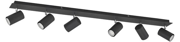 Mennyezeti Lámpa Lindby, Joffrey, dimmable, Fekete, Nappali, Fém, Modern