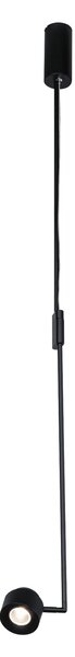 Függőlámpa Paulmann, Puric Pane I, dimmable, Fekete, Nappali, Fém, Modern