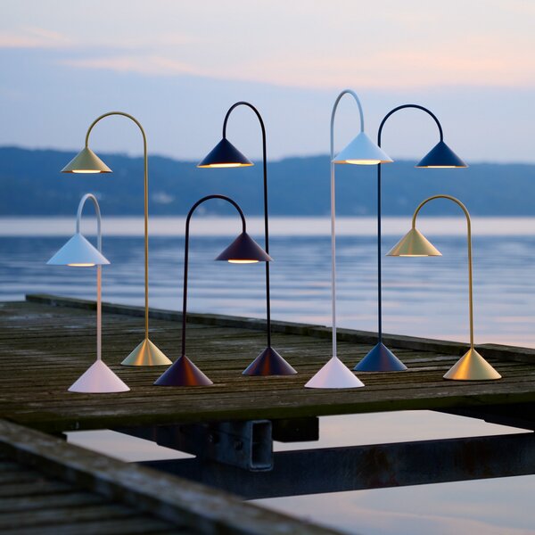 Kültéri Lámpa FRANDSEN, Grasp, dimmable, Arany / Sárgaréz, Erkély, Fém, Dizájn