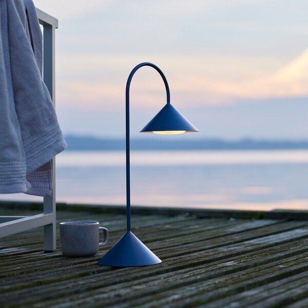 Kültéri Lámpa FRANDSEN, Grasp, dimmable, Kék, Erkély, Fém, Dizájn