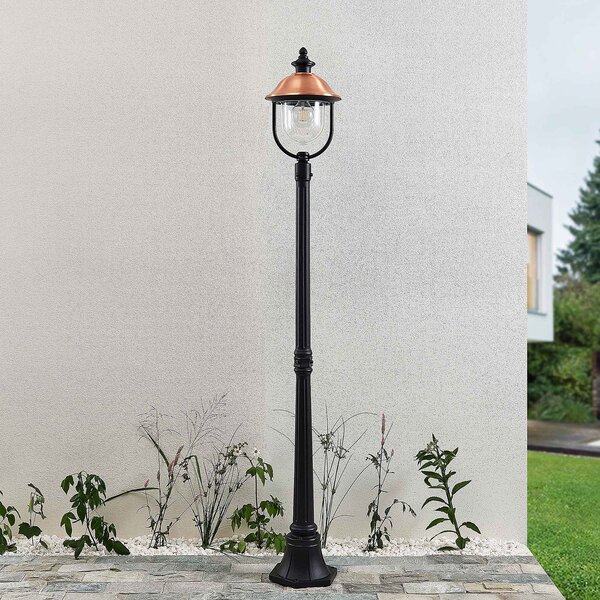 Kültéri Lámpa Lindby, Clint, dimmable, Réz, Alumínium, Vintage