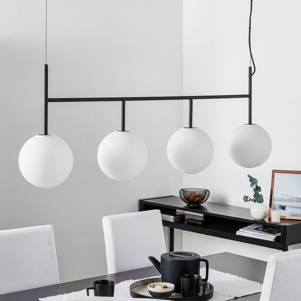 Függőlámpa Audo Copenhagen, TR Bulb, dimmable, Fekete, Nappali, Fém, Dizájn